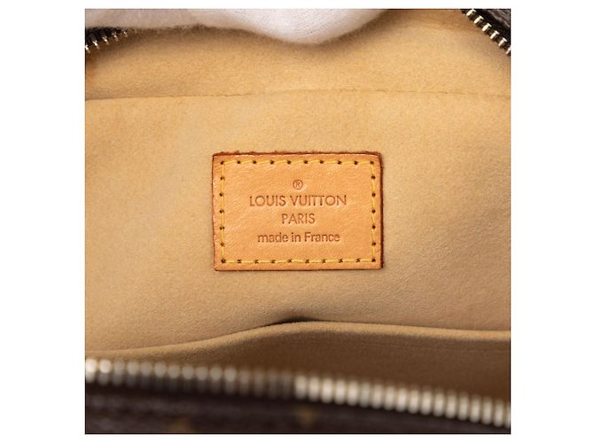 Borsa Louis Vuitton Monogram Manhattan PM Marrone - vista 5