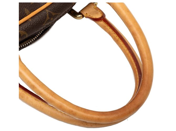 Borsa Louis Vuitton Monogram Manhattan PM Marrone - vista 8