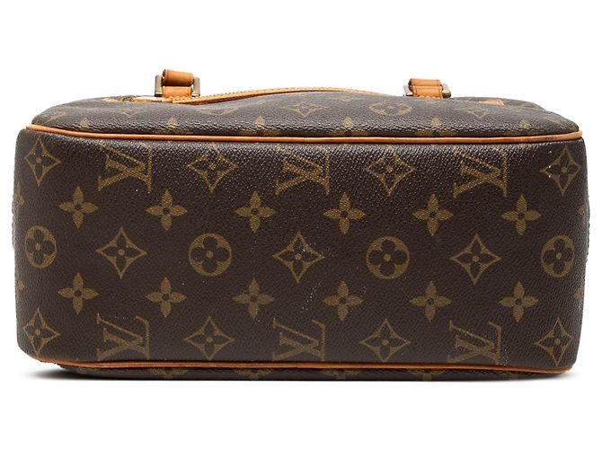 Borsa a tracolla Louis Vuitton Monogram Cite MM Marrone - vista 3