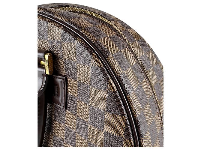Borsa Louis Vuitton Damier Ebene Nolita Marrone - vista 10
