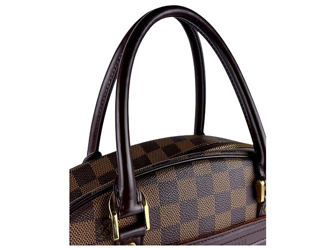 Borsa Louis Vuitton Damier Ebene Nolita Marrone - vista 12