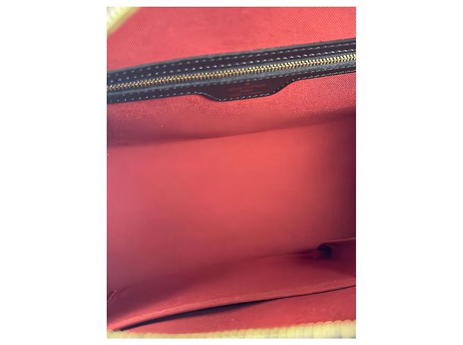 Borsa Louis Vuitton Damier Ebene Nolita Marrone - vista 4