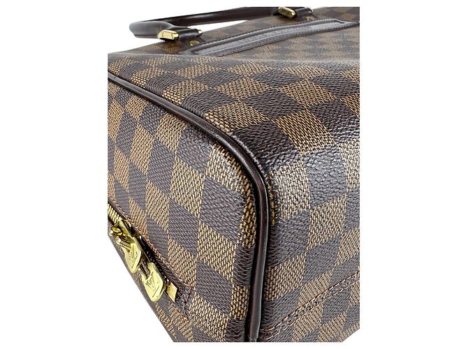 Borsa Louis Vuitton Damier Ebene Nolita Marrone - vista 7