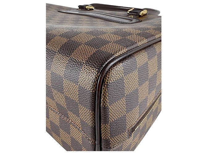 Borsa Louis Vuitton Damier Ebene Nolita Marrone - vista 9