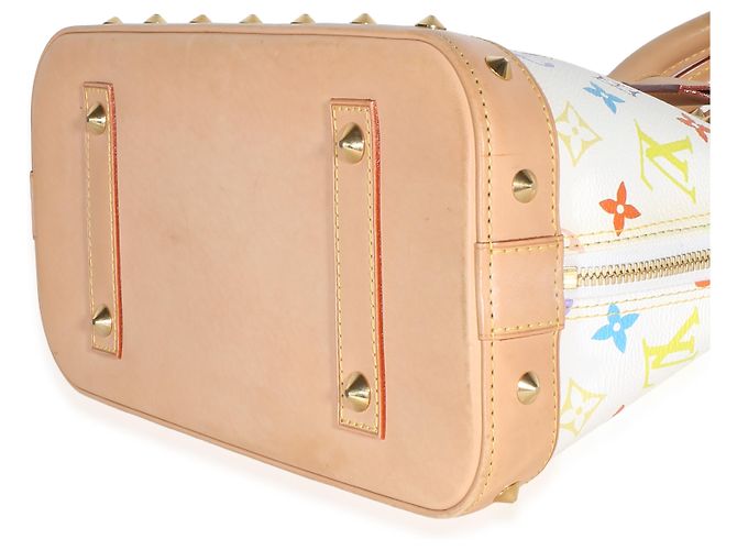 Louis Vuitton x Murakami White Multicolor Monogram Canvas Alma PM Bianco Multicolore - vista 6