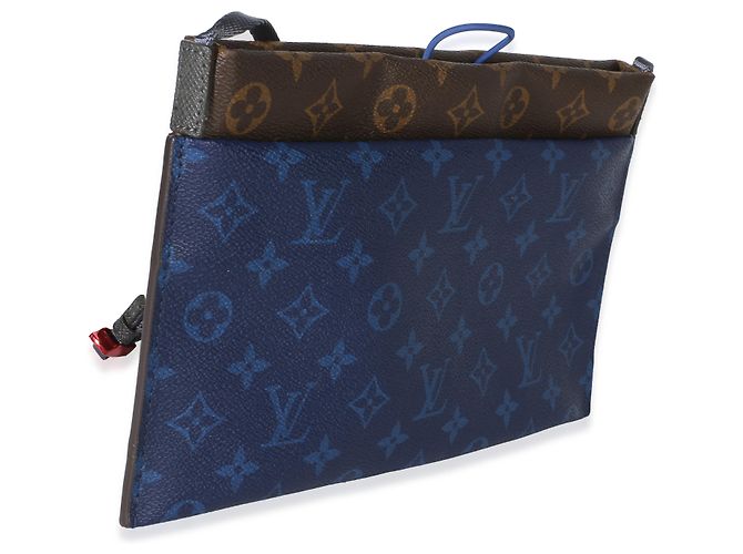 Bolsa Outdoor Louis Vuitton Monogram Canvas Pacific Blue Azul - vista 4