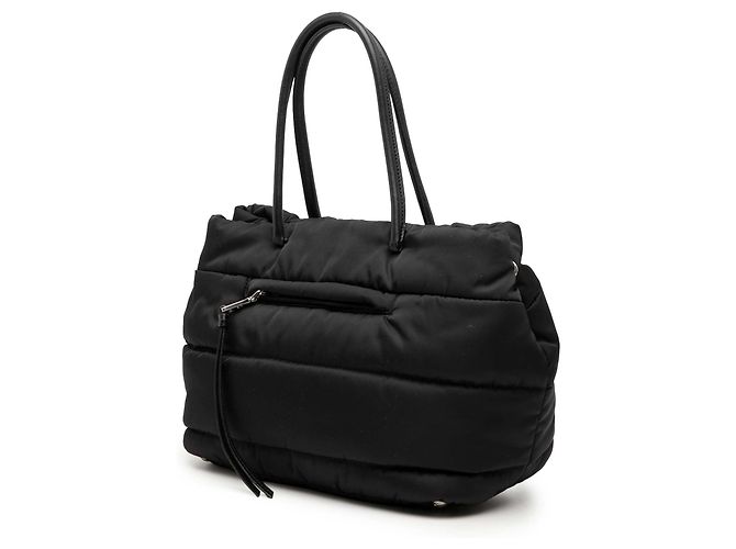 Borsa Tote Bomber Prada Tessuto nera Nero - vista 2