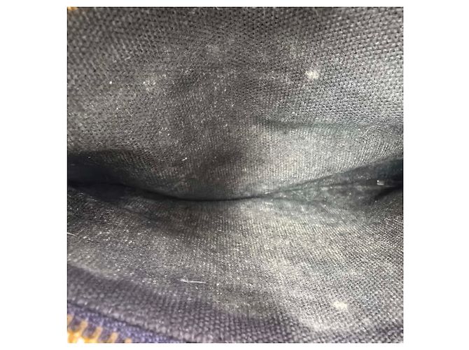 Borsa a tracolla Derby Macken Burberry House Check in tela blu e pelle - vista 6