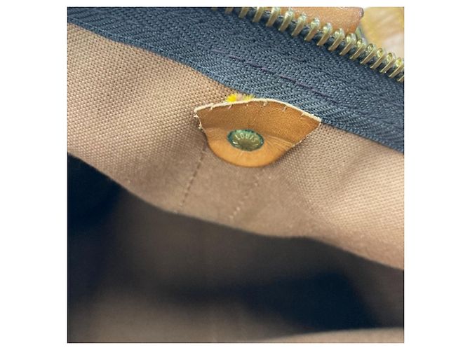 Borsa da viaggio Louis Vuitton Monogram Keepall 55 Marrone - vista 7