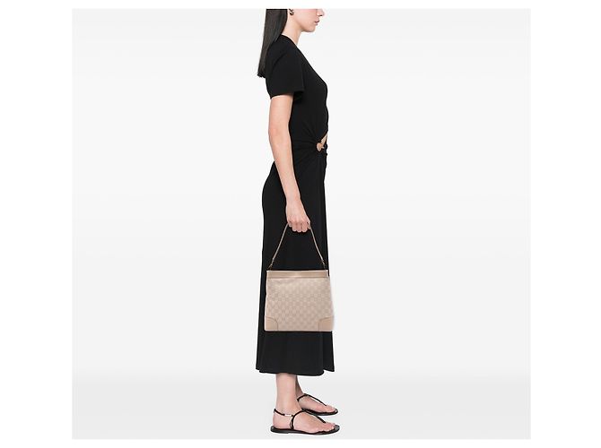 Gucci GG Canvas Schultertasche beige - Ansicht 6