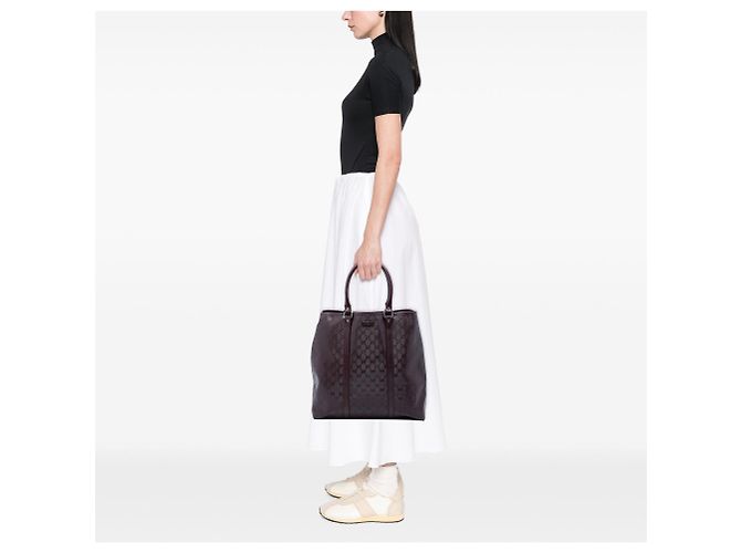 Tote Verticale Gucci GG Stampata Rossa Rosso - vista 5