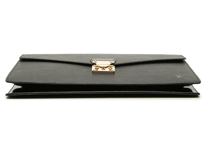 Borsa Business Louis Vuitton Epi Serviette Conseiller Nera Nero - vista 3