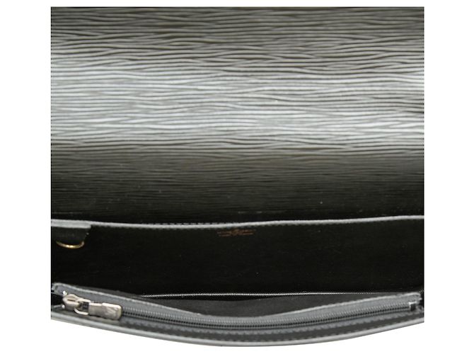 Borsa Business Louis Vuitton Epi Serviette Conseiller Nera Nero - vista 4