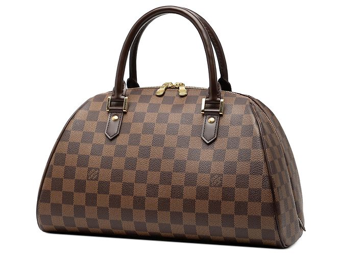Brown Louis Vuitton Damier Ebene Ribera MM Handbag - view 2