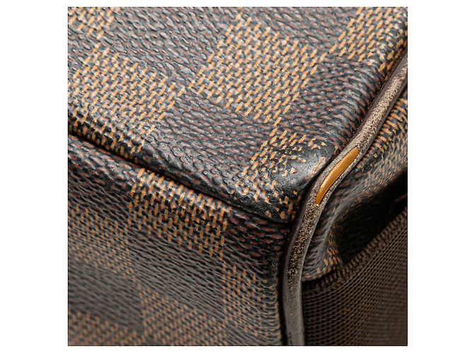 Bolso bandolera Louis Vuitton Damier Ebene Olav PM marrón Castaño - vista 11