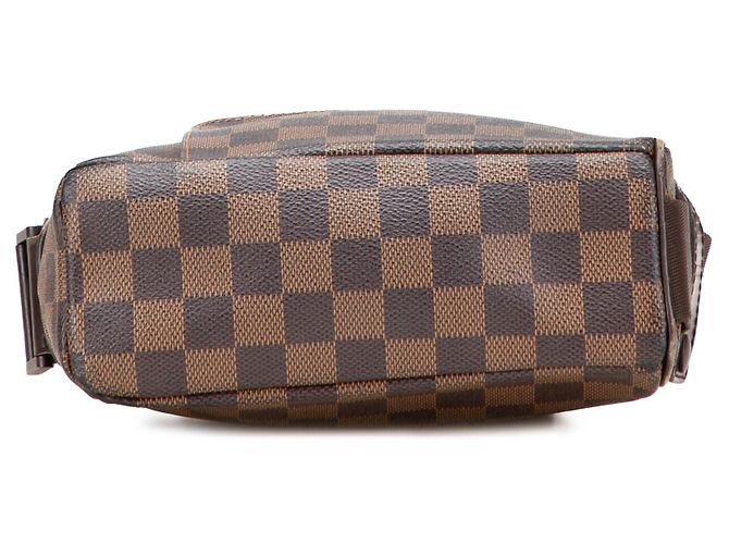 Bolso bandolera Louis Vuitton Damier Ebene Olav PM marrón Castaño - vista 3