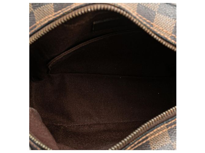 Bolso bandolera Louis Vuitton Damier Ebene Olav PM marrón Castaño - vista 4
