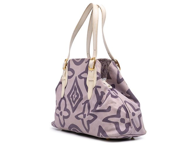 Borsa Tote Cabas PM Louis Vuitton Monogram Tahitienne Viola Porpora - vista 2