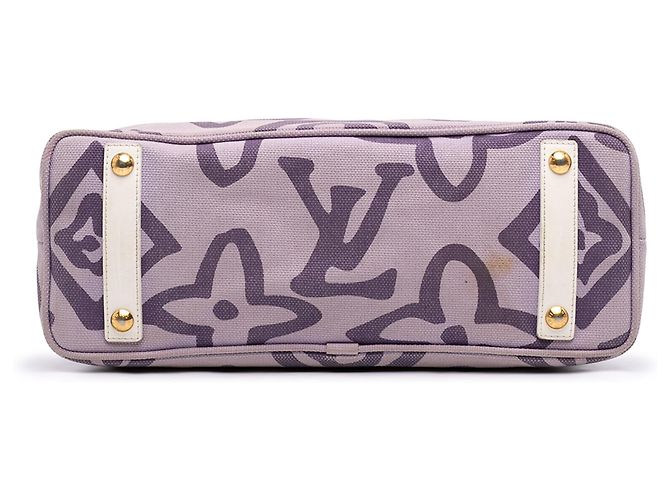 Borsa Tote Cabas PM Louis Vuitton Monogram Tahitienne Viola Porpora - vista 3