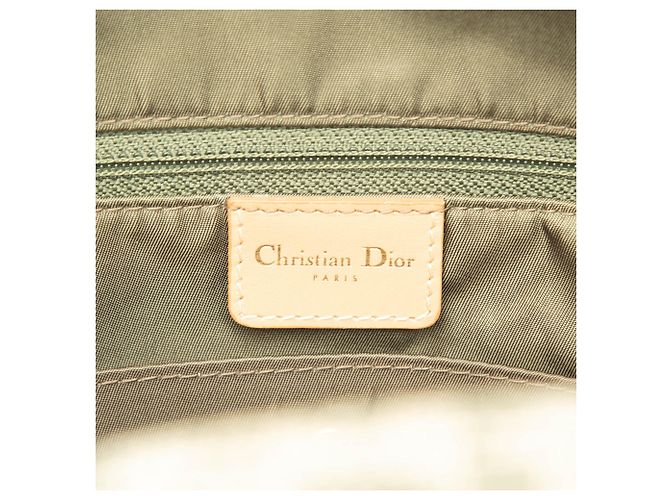 Diorissimo Canvas Double Saddle Bowler Bag Handtasche in Grün - Ansicht 5