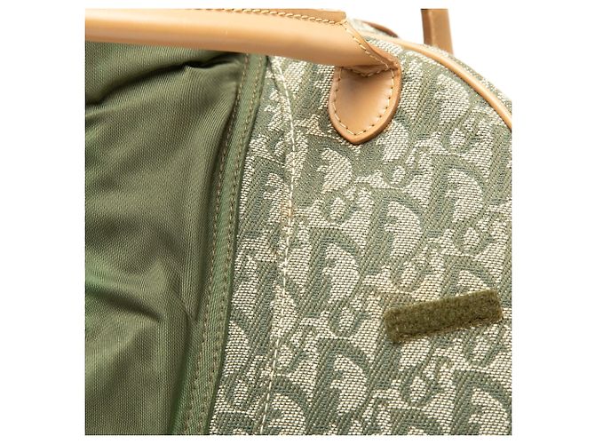 Diorissimo Canvas Double Saddle Bowler Bag Handtasche in Grün - Ansicht 8