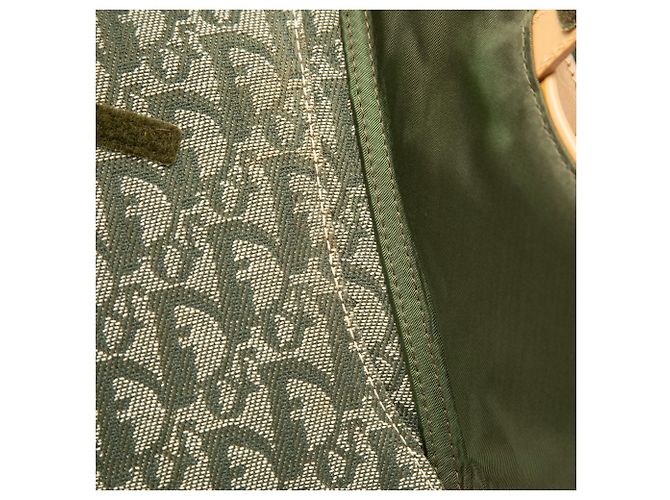 Diorissimo Canvas Double Saddle Bowler Bag Handtasche in Grün - Ansicht 9