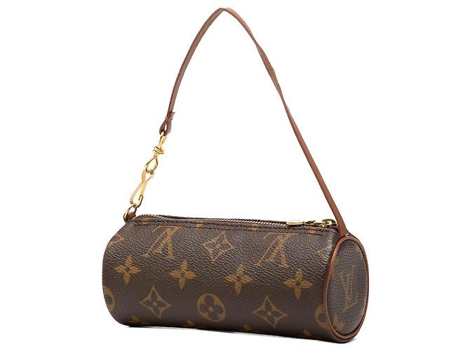 Bolso de mano Louis Vuitton Monogram Papillon Pochette Marrón Castaño - vista 2