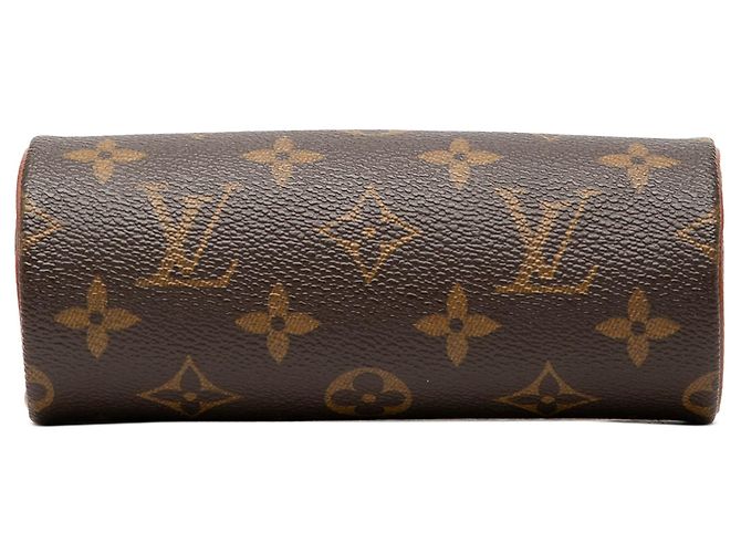 Bolso de mano Louis Vuitton Monogram Papillon Pochette Marrón Castaño - vista 3