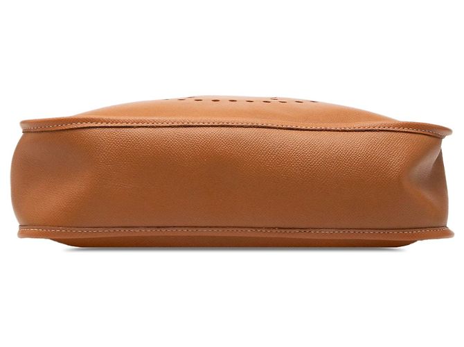 Borsa a tracolla Hermès Evelyne GM Courchevel Marrone - vista 3