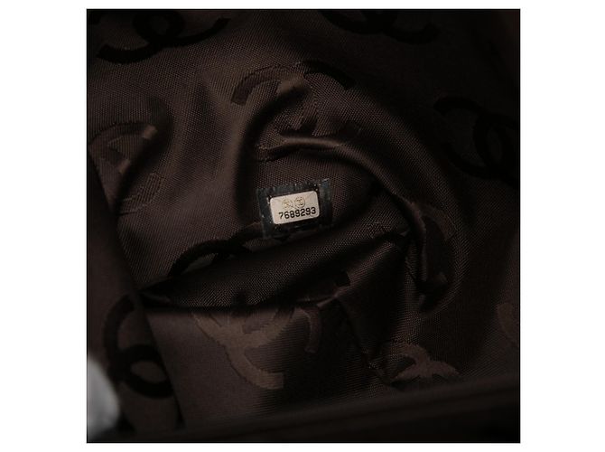 Borsa a tracolla Chanel CC in camoscio marrone Wild Stitch - vista 6