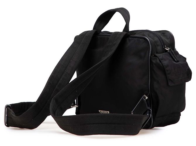 Black Prada Tessuto Backpack - view 2