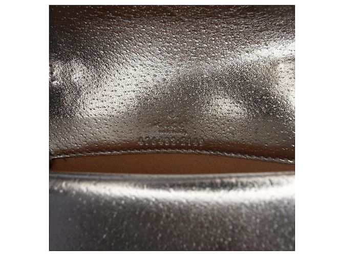 Borsa a tracolla Mini Dionysus Gucci in pelle argento - vista 6
