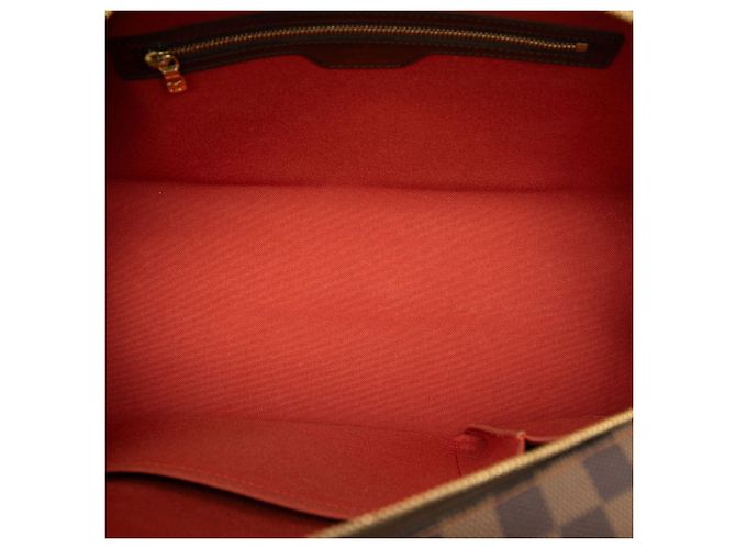 Borsa Louis Vuitton Damier Ebene Nolita Marrone - vista 4