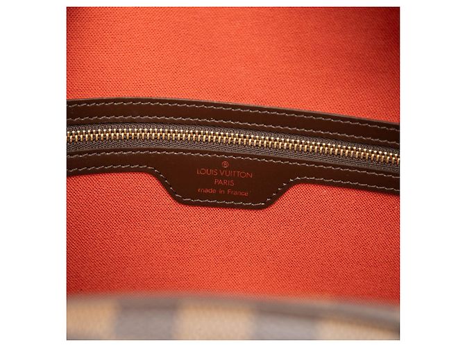 Borsa Louis Vuitton Damier Ebene Nolita Marrone - vista 5