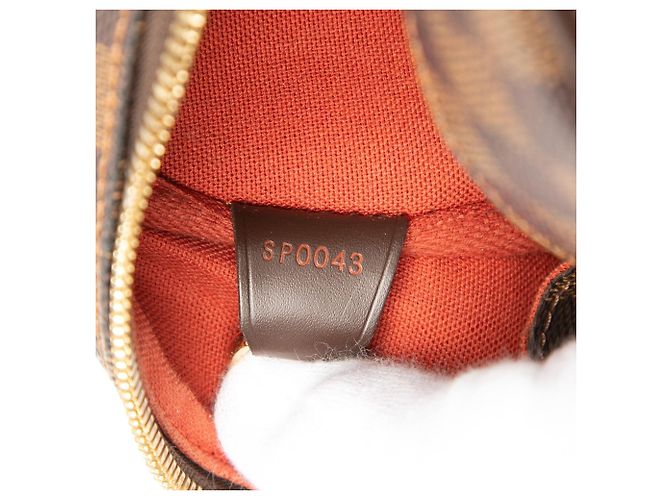 Borsa Louis Vuitton Damier Ebene Nolita Marrone - vista 6