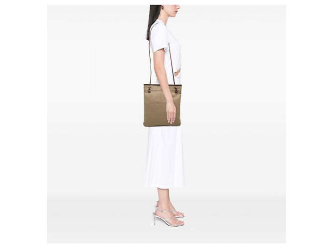 Prada Canvas Canapa Logo Crossbody Beige - Ansicht 8