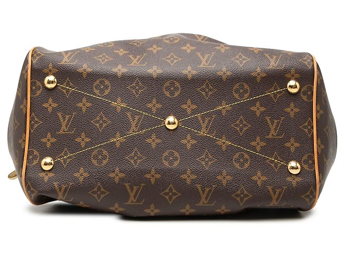 Borsa a tracolla Louis Vuitton Monogram Tivoli GM Marrone - vista 3