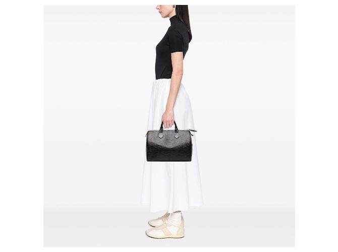 Black Louis Vuitton Epi Speedy 30 Boston Bag - view 8