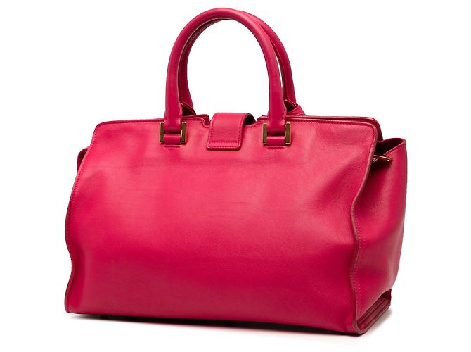 Autre Marque Borsa Satchel Classic Y Small in pelle rosa Saint Laurent - vista 2