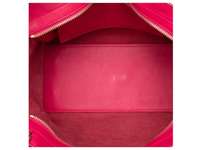 Autre Marque Borsa Satchel Classic Y Small in pelle rosa Saint Laurent - vista 4