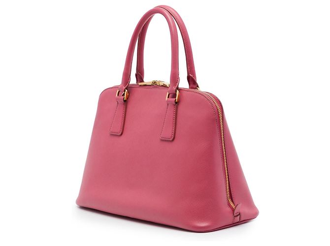 Borsa Prada Medium Saffiano Lux Promenade Rosa - vista 2