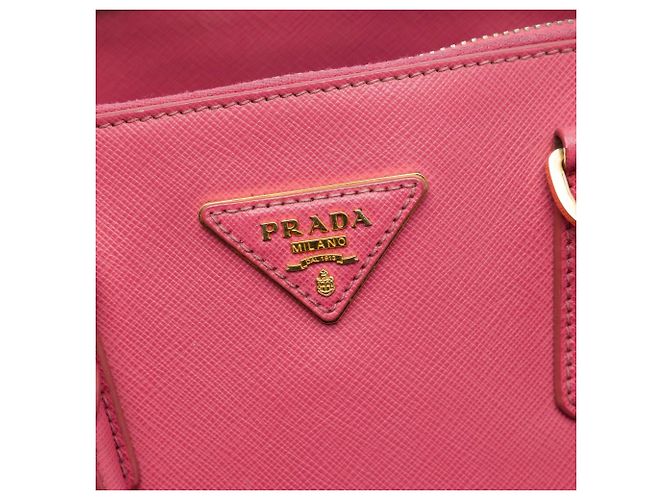 Borsa Prada Medium Saffiano Lux Promenade Rosa - vista 5