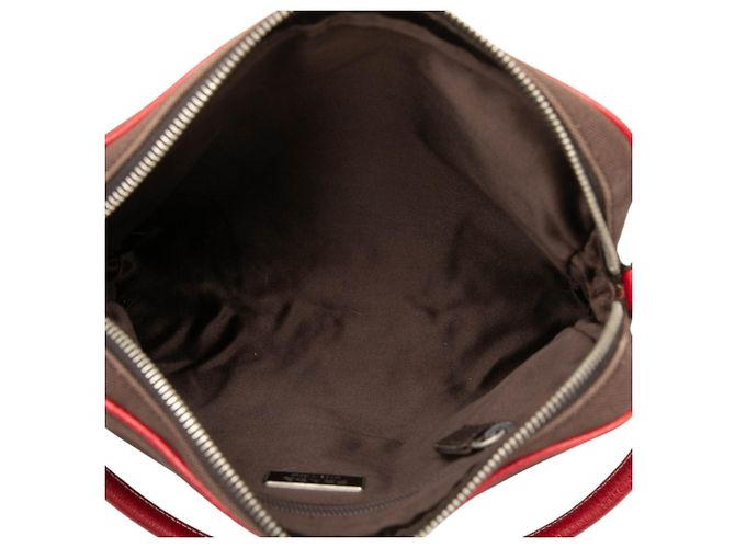 Bolsa Prada Canvas Canapa castanha Marrom - vista 4