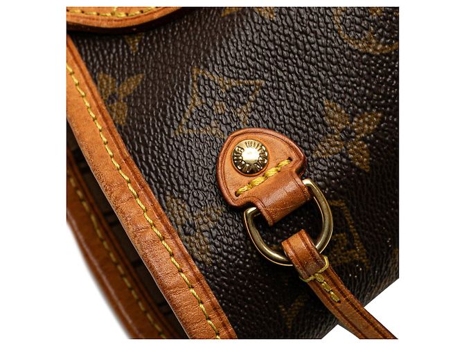 Borsa Tote Louis Vuitton Monogram Neverfull PM Marrone - vista 8