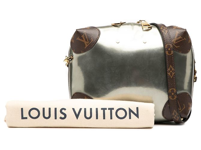Borsa a tracolla Louis Vuitton Vernis Miroir Venice Silver - vista 10