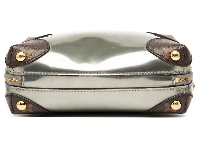 Borsa a tracolla Louis Vuitton Vernis Miroir Venice Silver - vista 3