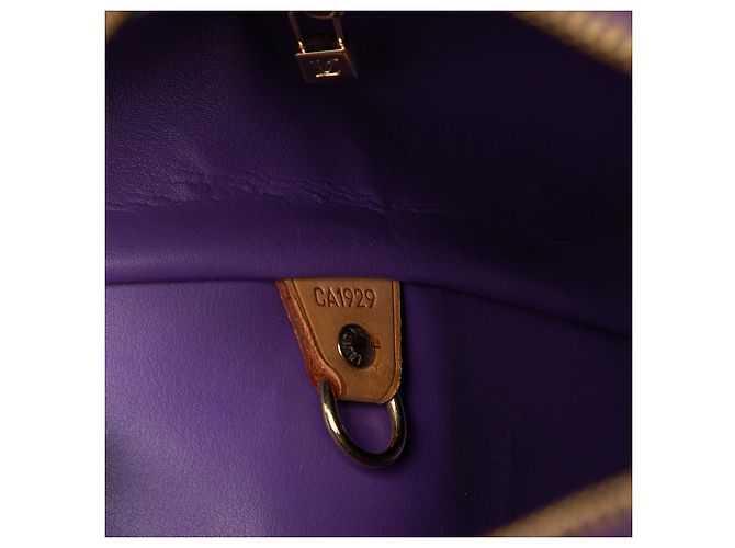 Borsa Tote Louis Vuitton Monogram Vernis Houston Marrone - vista 6
