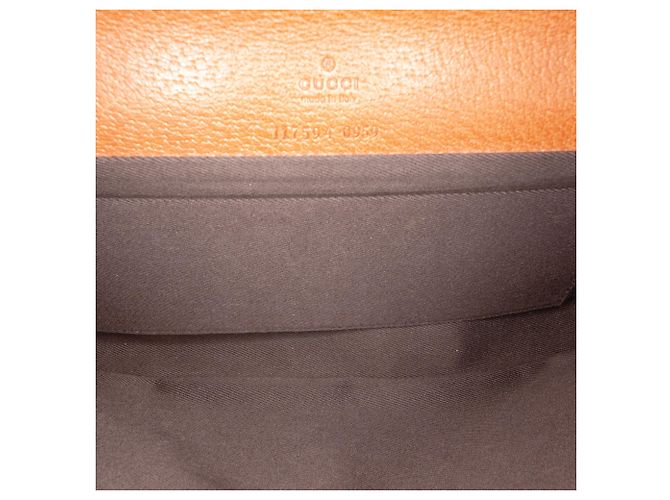 Borsa a tracolla Gucci GG Canvas Bamboo Bar beige - vista 4