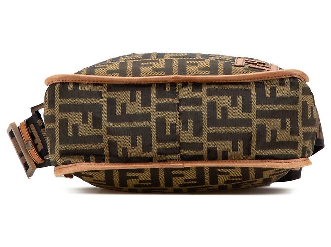 Borsa a tracolla Fendi Zucca Canvas marrone - vista 3
