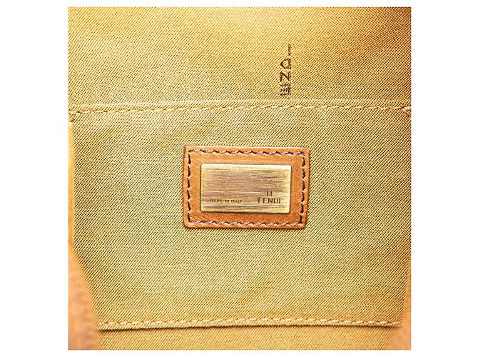 Borsa a tracolla Fendi Zucca Canvas marrone - vista 5